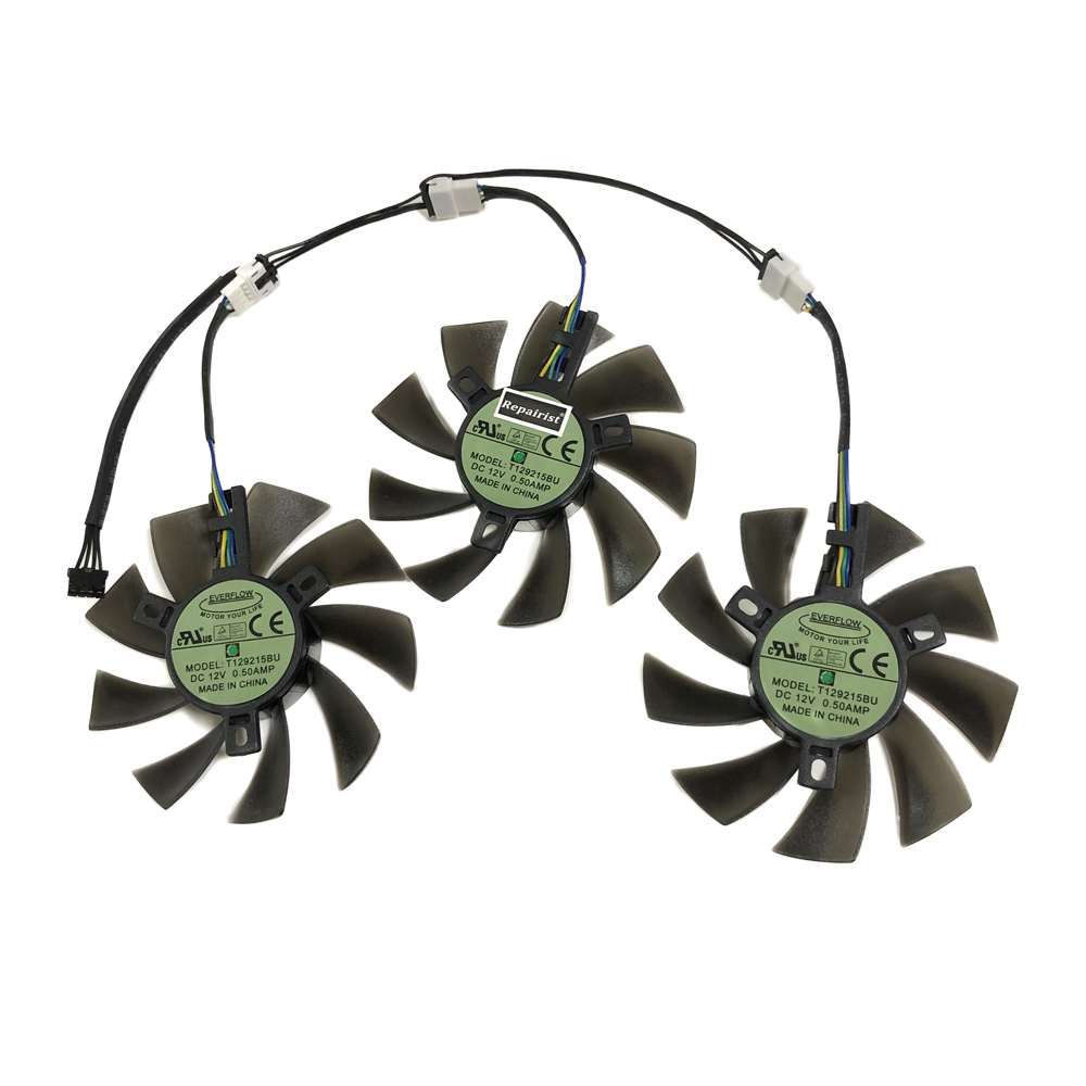 3Pcs/Set DIY T129215BU,GPU Coo - Rx 5700 Xt 8Gb Video Card recension och pris