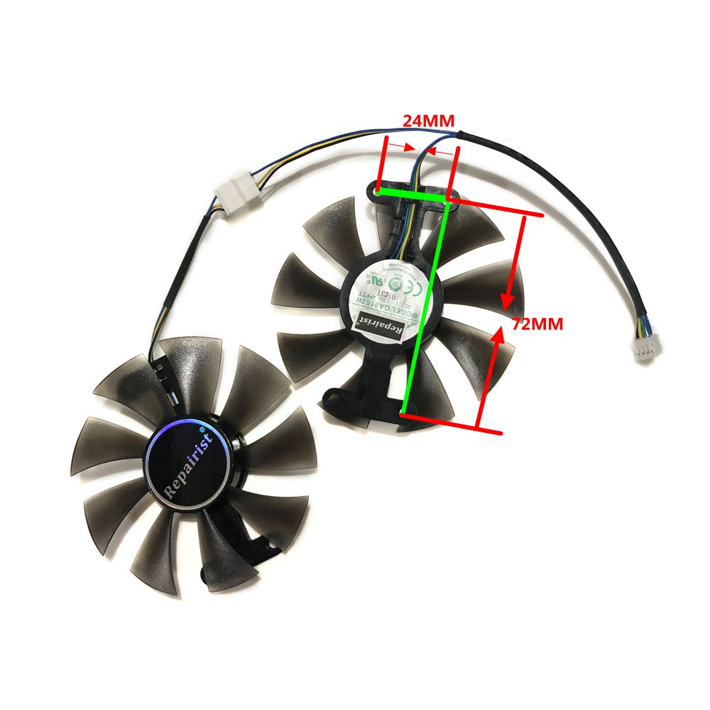 Graphics Card Fan,Video VGA GP - Rx 580 8Gb 2048Sp Gpu recension och pris