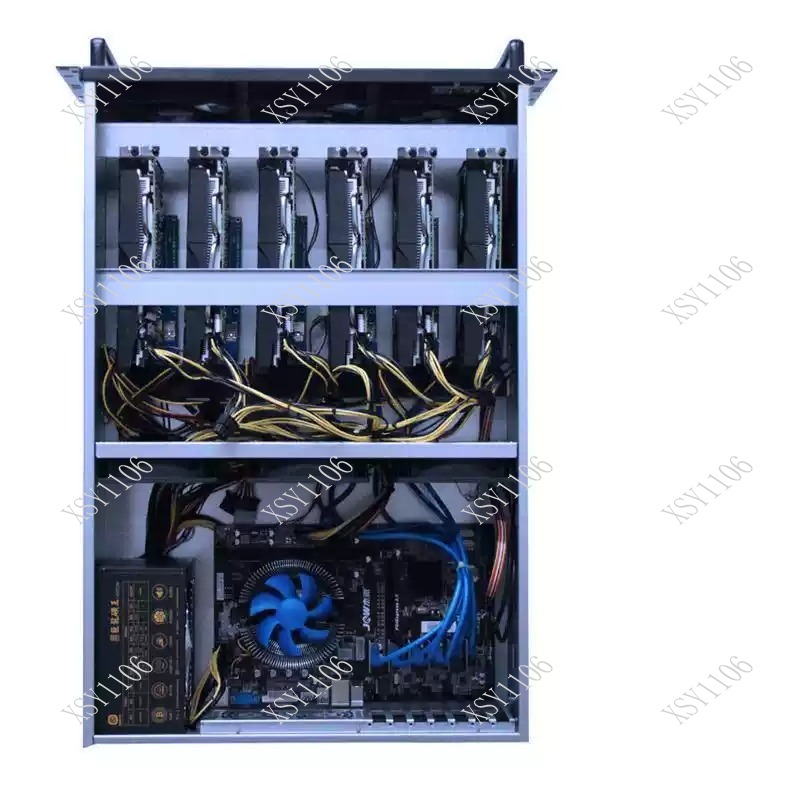 6/8 Card 4U ATX Industrial Con - 8 Gpu 4U Server Chassis recension och pris