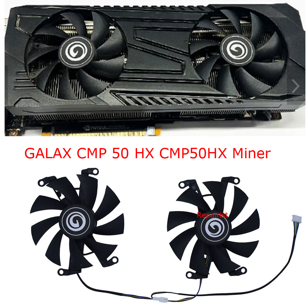 2Pcs/Set,85MM Diameter,Video C - Cmp 50Hx Mining Card recension och pris