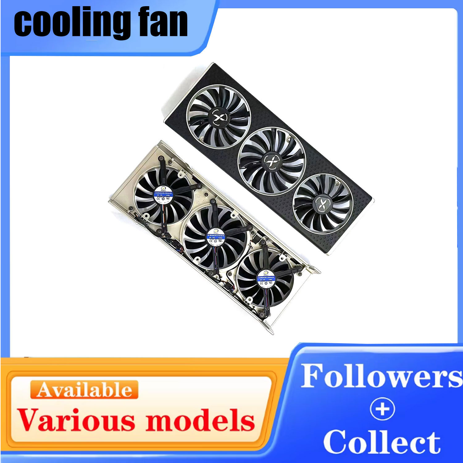 Cooling fan and casing CF9015U - Rx 6700 Xt 12Gb Graphics Card recension och pris