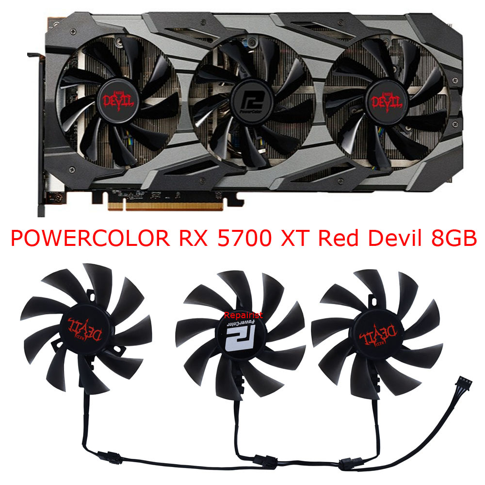3Pcs/Set,DIY T129215BU,GPU Gra - Rx 5700 Xt 8Gb Video Card recension och pris