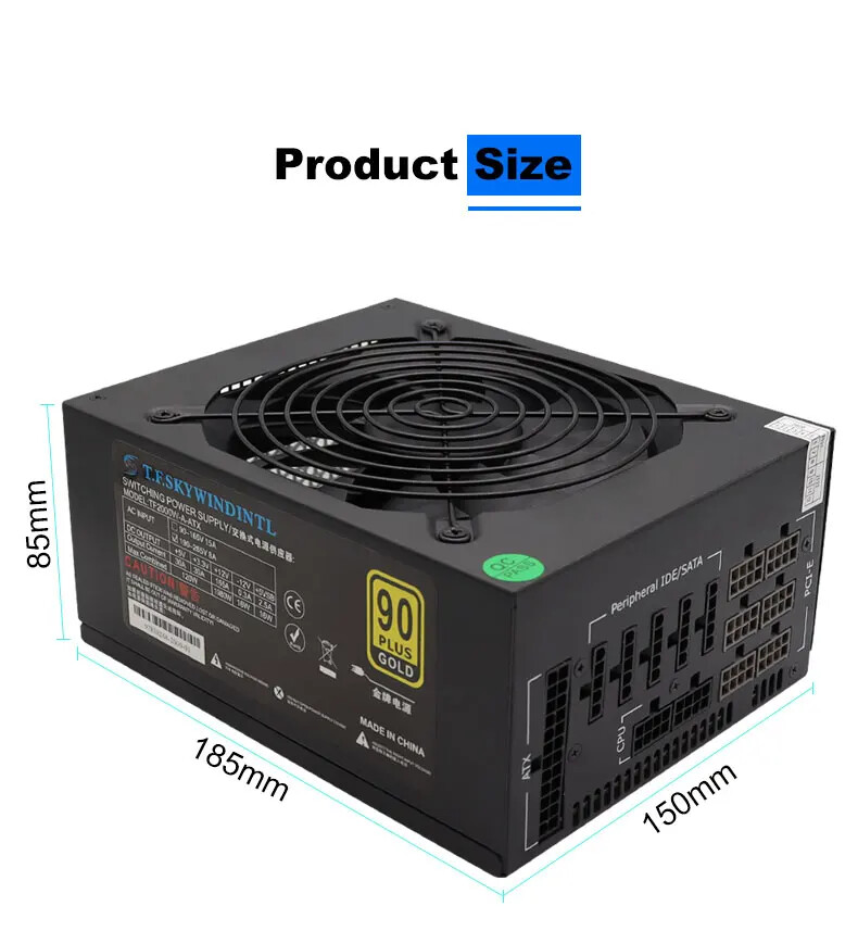 2000W Power Supply Gold ATX Mi - 2000W Atx Mining Power Supply recension och pris