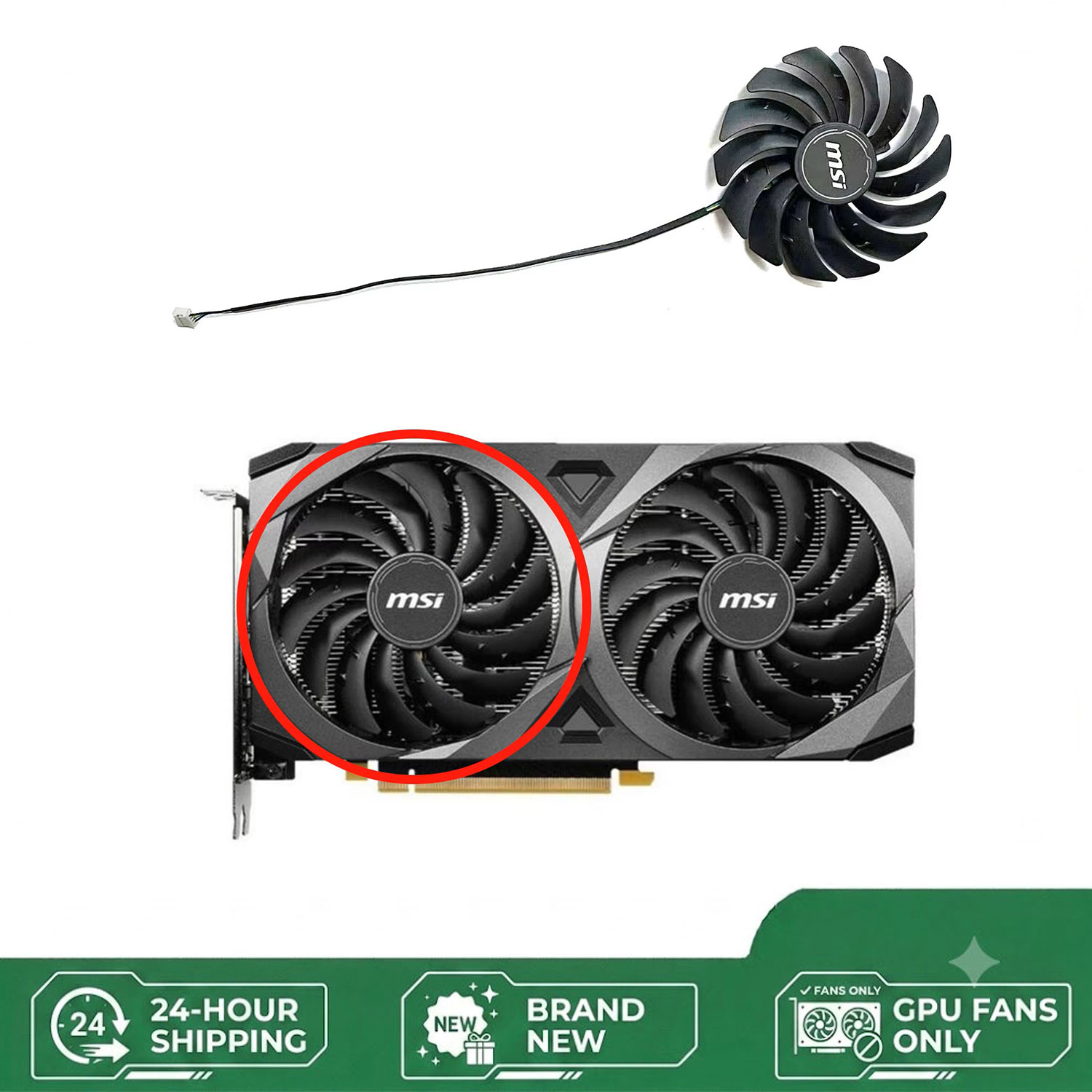 NEW Suitable for MSI RTX3070 3 - Rx 6700 Xt 12Gb Graphics Card recension och pris