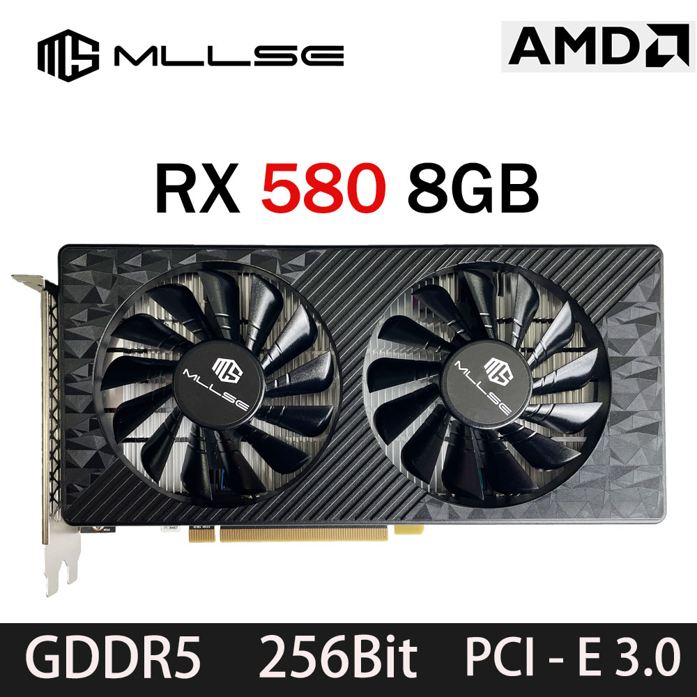 MLLSE AMD RX 580 8GB 2048SP Ga - Rx 580 8Gb 2048Sp Gpu recension och pris