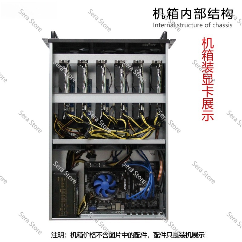 4U Multi-Graphics Card Chassis - 8 Gpu 4U Server Chassis recension och pris