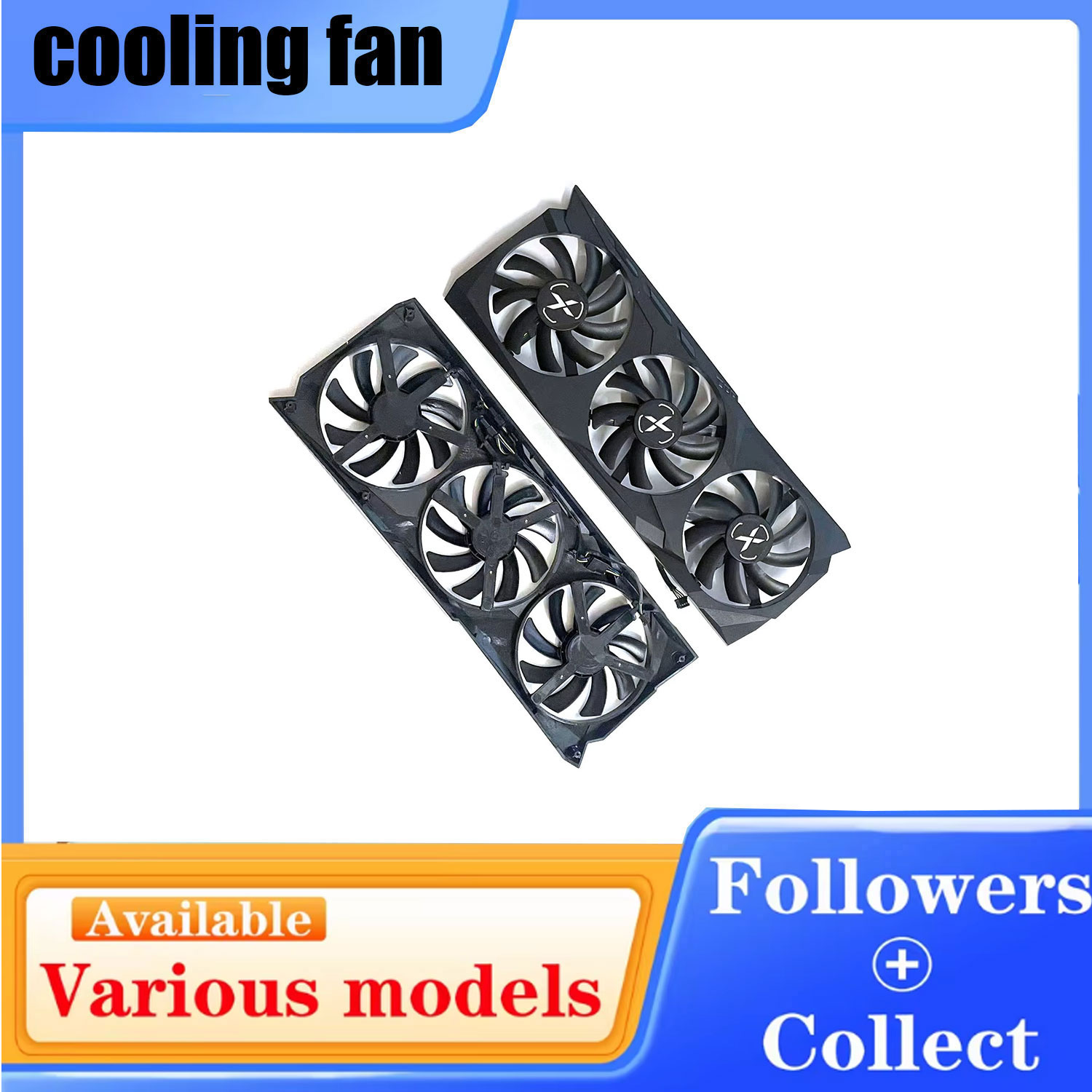 Cooling fan T129215SU 85MM 4PI - Rx 6700 Xt 12Gb Graphics Card recension och pris